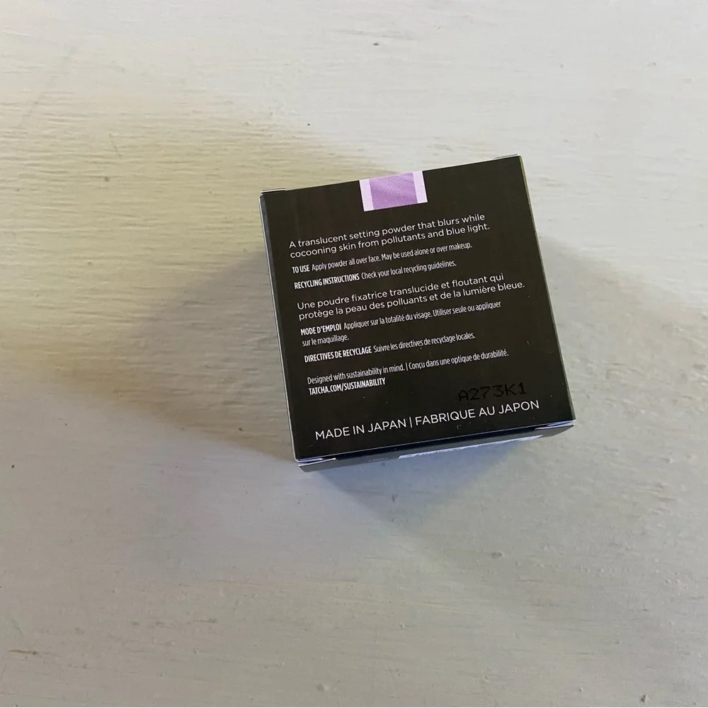 New Tatcha THE SILK POWDER Protective Setting Powder Mini